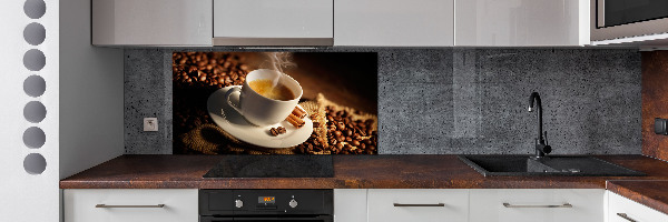 Keuken achterwand Koffie in een kopje