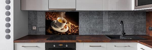 Keuken achterwand Koffie in een kopje