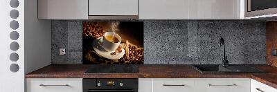 Keuken achterwand Koffie in een kopje