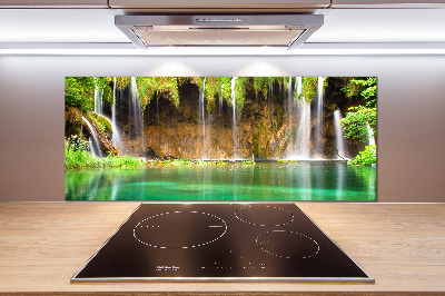 Glazen achterwand keuken Plitvice-meren