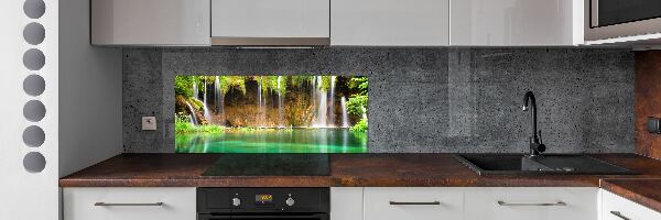 Glazen achterwand keuken Plitvice-meren