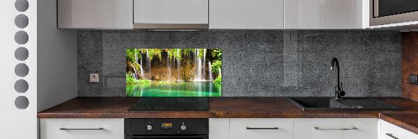 Glazen achterwand keuken Plitvice-meren