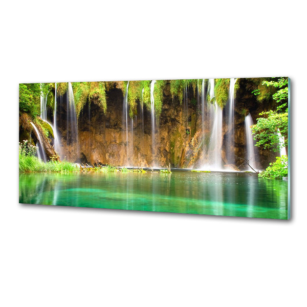 Glazen achterwand keuken Plitvice-meren
