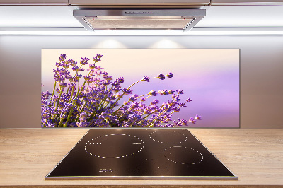 Spatscherm keuken Lavendel