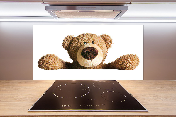 Spatplaat keuken Teddybeer