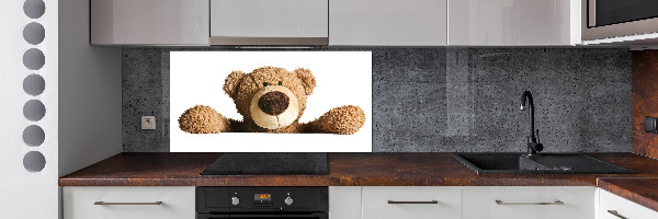 Spatplaat keuken Teddybeer