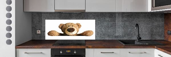 Spatplaat keuken Teddybeer