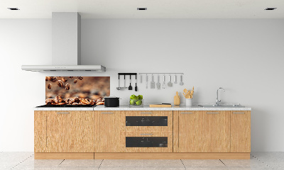 Spatscherm keuken Koffiebonen