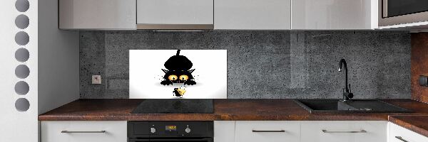Keuken achterwand Kat en muis