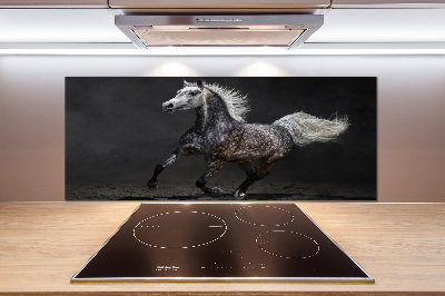Achterwand keuken Grijze Arabische paard