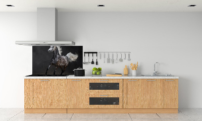 Achterwand keuken Grijze Arabische paard