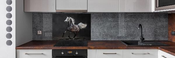 Achterwand keuken Grijze Arabische paard