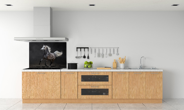 Achterwand keuken Grijze Arabische paard