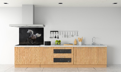 Achterwand keuken Grijze Arabische paard