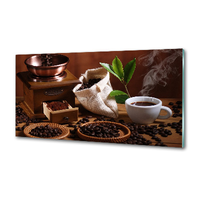 Spatplaat keuken Een kopje espresso