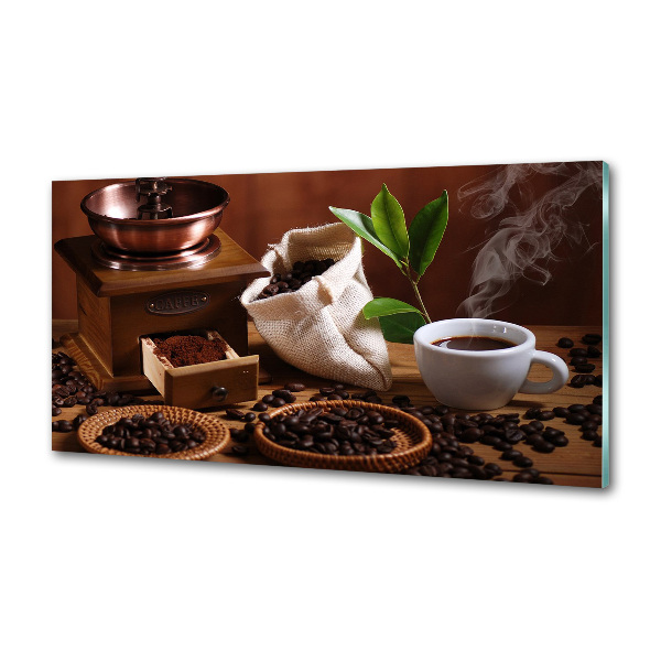 Spatplaat keuken Een kopje espresso