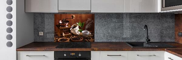 Spatplaat keuken Een kopje espresso