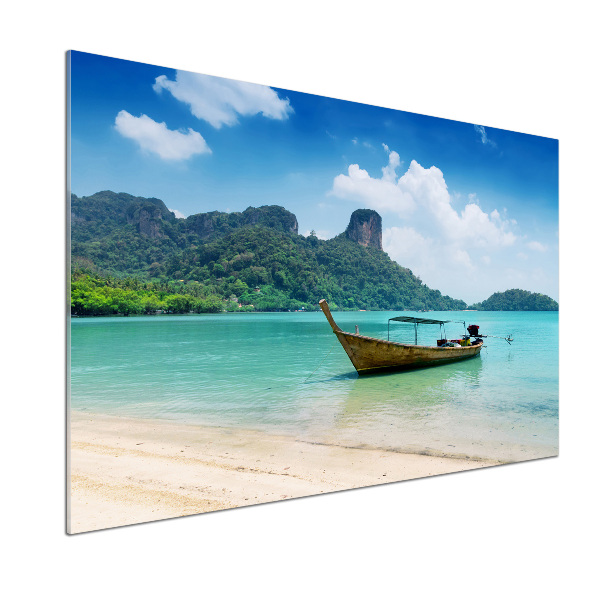 Keuken achterwand Boot