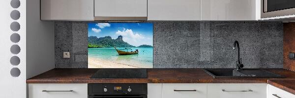 Keuken achterwand Boot