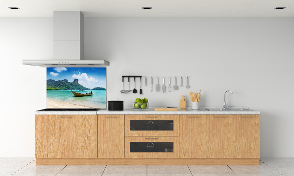 Keuken achterwand Boot