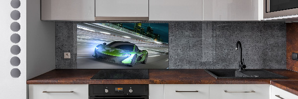 Achterwand keuken Racer