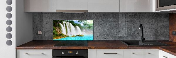 Spatscherm keuken Waterval