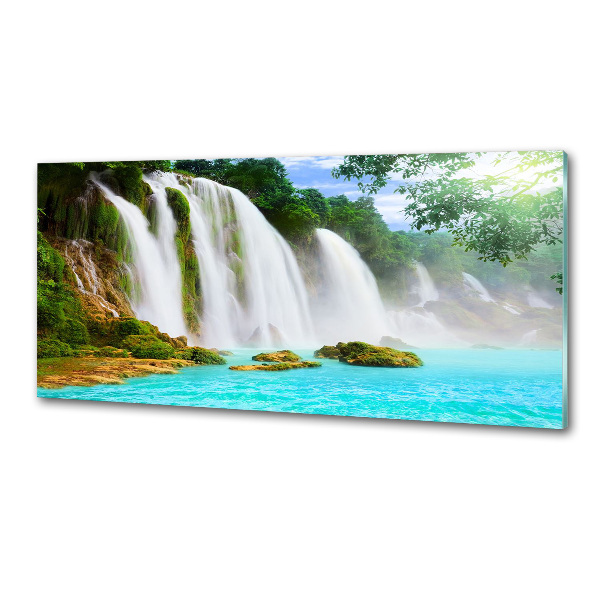 Spatscherm keuken Waterval