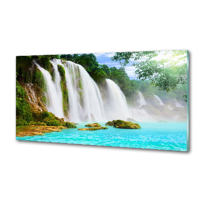 Spatscherm keuken Waterval