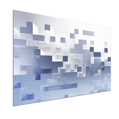 Achterwand keuken Kubusabstractie