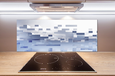 Achterwand keuken Kubusabstractie