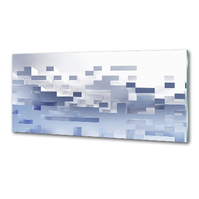 Achterwand keuken Kubusabstractie