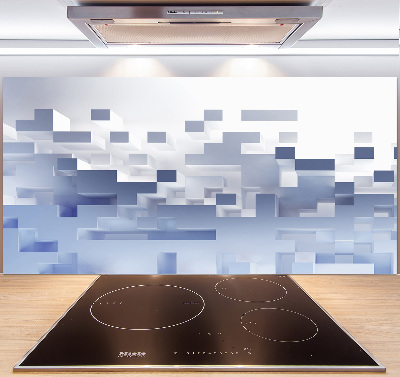 Achterwand keuken Kubusabstractie