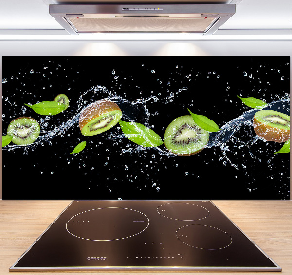 Spatplaat keuken Kiwi en water