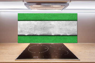 Spatplaat keuken Groene muur