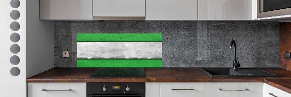 Spatplaat keuken Groene muur