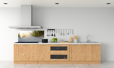 Achterwand keuken duinen aan zee