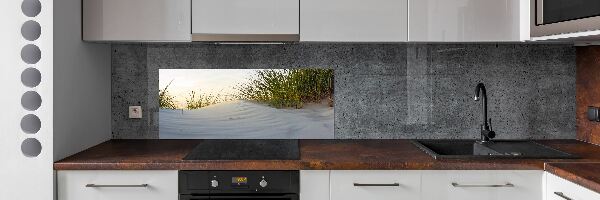 Achterwand keuken duinen aan zee
