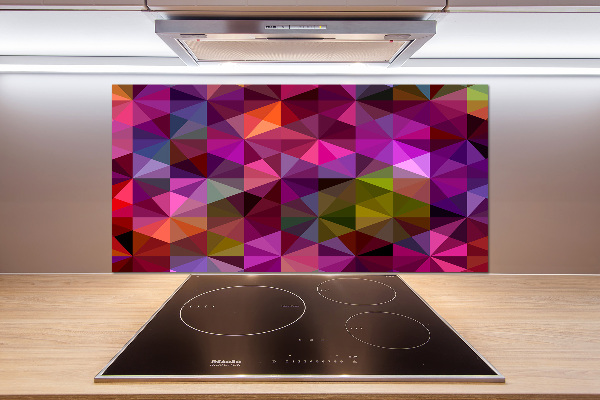 Glazen achterwand keuken Abstracte golven