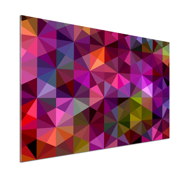 Glazen achterwand keuken Abstracte golven