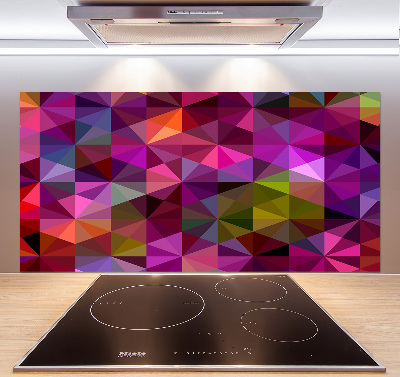 Glazen achterwand keuken Abstracte golven