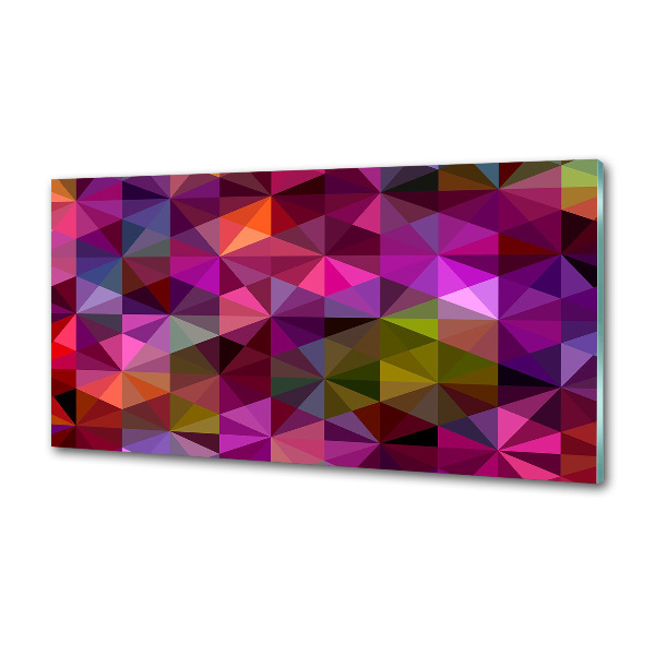 Glazen achterwand keuken Abstracte golven