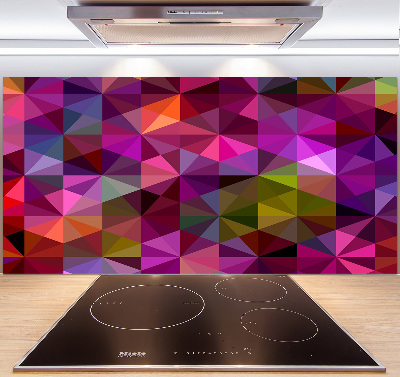 Glazen achterwand keuken Abstracte golven