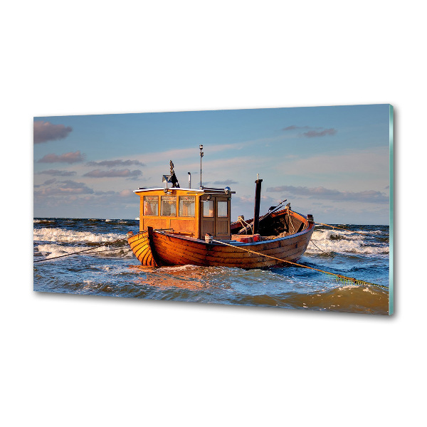 Spatplaat keuken Vissersboot