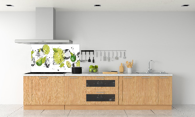 Glazen achterwand keuken Kalk en water