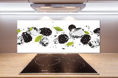 Achterwand keuken Kersen en water