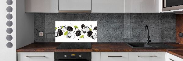 Achterwand keuken Kersen en water