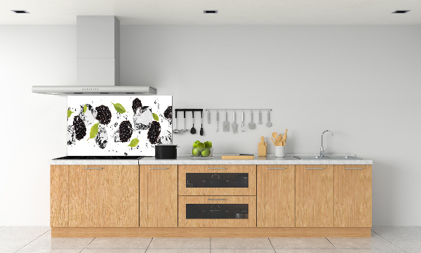 Achterwand keuken Kersen en water