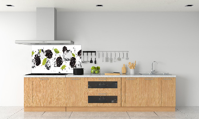 Achterwand keuken Kersen en water