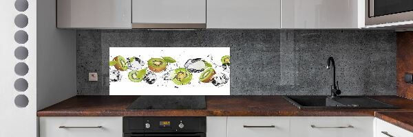 Spatscherm keuken Kiwi en water