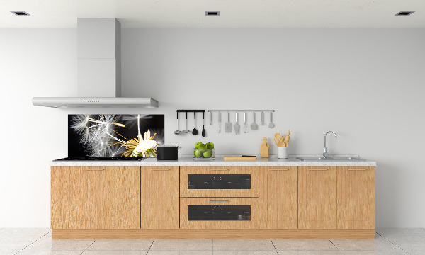 Spatscherm keuken Paardenbloemzaden